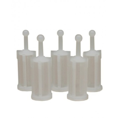 Filter for paint guns with top tank.