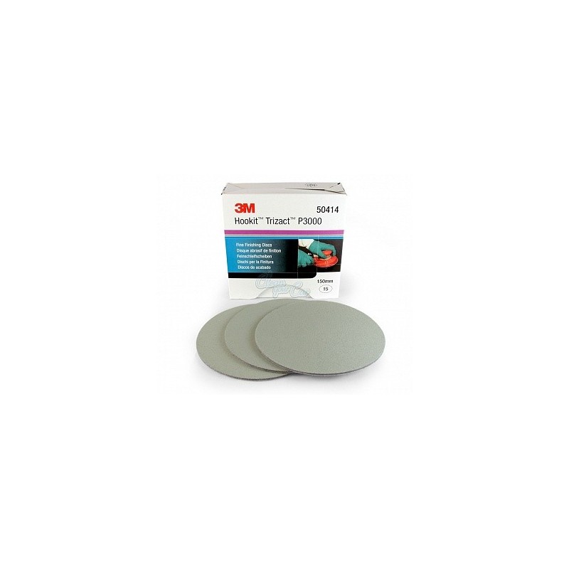 3M Trizact 3000, 6000 8000 Fine Finishing Disc 150mm