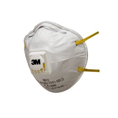 3M™ Particulate Respirator, FFP1, Valved, 8812