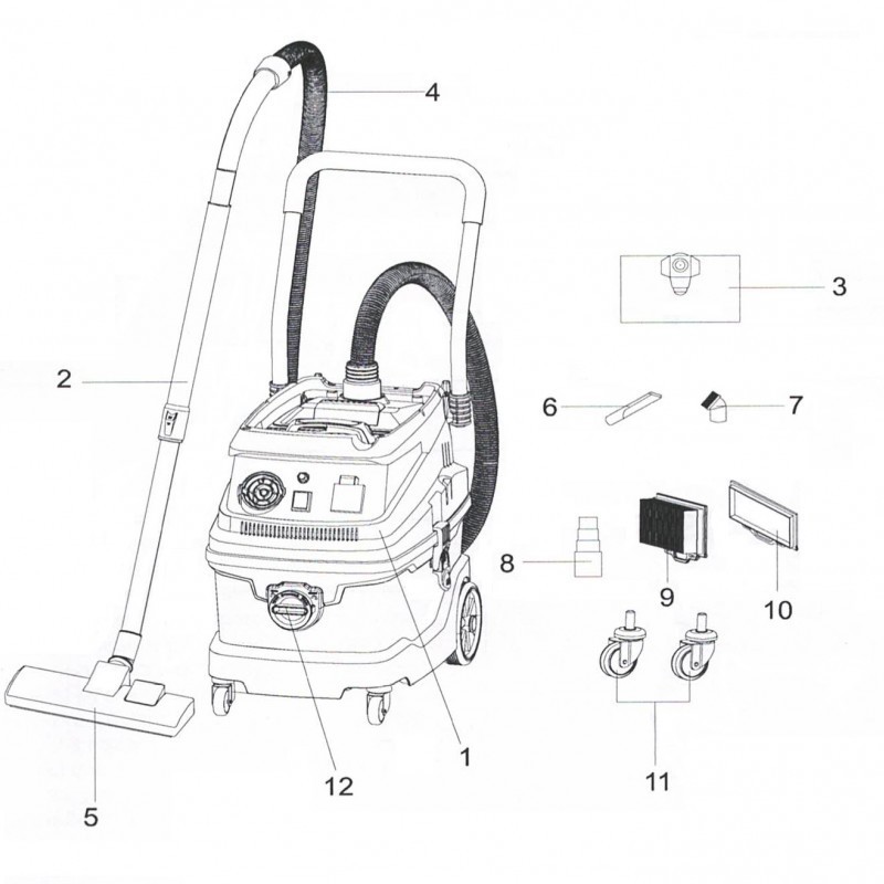 MAXXT SWDVC1601 Wet-Dry Vacuum Cleaner