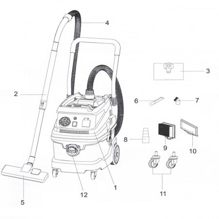 MAXXT SWDVC1601 Wet-Dry Vacuum Cleaner